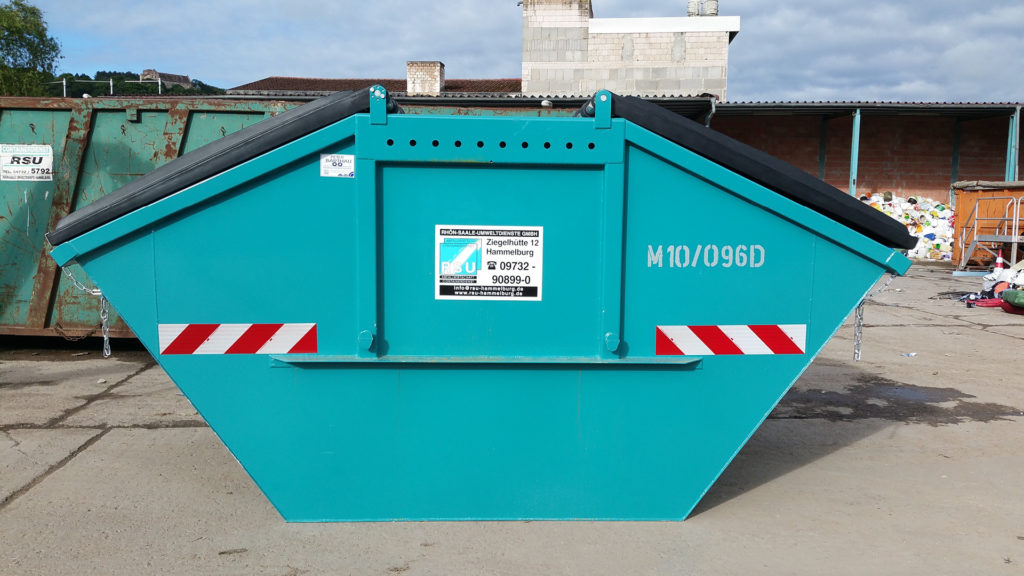 Absetzcontainer 10 m³ mit Deckel Aktenvernichtung